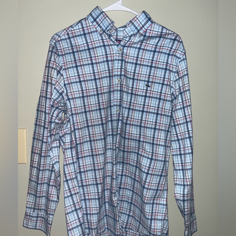Men’s vineyard vines blue small button up